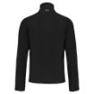 Afbeeldingen van Microfleece met rits en raglanmouwen heren