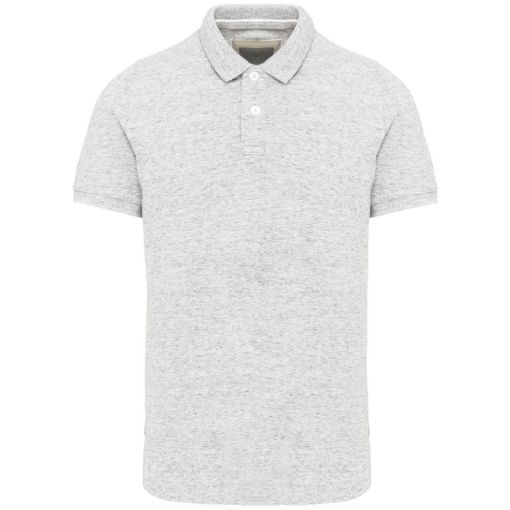 Afbeeldingen van Vintage herenpolo met korte mouwen