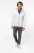 Afbeeldingen van Vintage herensweater met rits en capuchon
