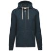 Afbeeldingen van Vintage damessweater met rits en capuchon