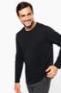 Afbeeldingen van Supima® heren-T-shirt ronde hals lange mouwen