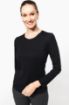 Afbeeldingen van Supima® dames-T-shirt ronde hals lange mouwen