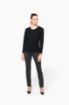 Afbeeldingen van Supima® dames-T-shirt ronde hals lange mouwen