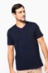 Afbeeldingen van Supima® heren-t-shirt V-hals korte mouwen