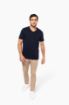 Afbeeldingen van Supima® heren-t-shirt V-hals korte mouwen