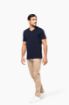 Afbeeldingen van Supima® heren-t-shirt V-hals korte mouwen