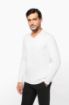Afbeeldingen van Supima® heren-T-shirt V-hals lange mouwen