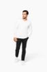 Afbeeldingen van Supima® heren-T-shirt V-hals lange mouwen