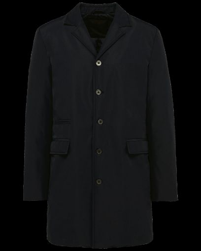 Afbeeldingen van Gestructureerde trenchcoat voor heren