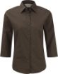 Image de Chemise fittée femme manches 3/4