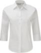 Image de Chemise fittée femme manches 3/4