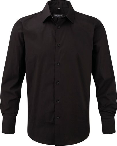 Afbeeldingen van Men's Long Sleeve Easy Care Fitted Shirt