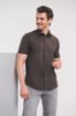 Afbeeldingen van Men's Easy Care Fitted overhemd met korte mouwen