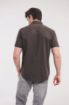 Afbeeldingen van Men's Easy Care Fitted overhemd met korte mouwen