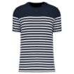 Afbeeldingen van Marine-t-shirt ronde hals Bio heren