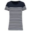 Afbeeldingen van Marine-t-shirt ronde hals Bio dames