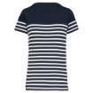 Afbeeldingen van Marine-t-shirt ronde hals Bio dames