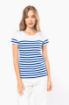 Afbeeldingen van Marine-t-shirt ronde hals Bio dames
