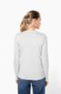 Afbeeldingen van Dames t-shirt V-hals lange mouwen