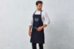 Afbeeldingen van Domain - Contrast denim halterschort