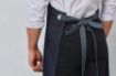 Afbeeldingen van Domain - Contrast denim halterschort