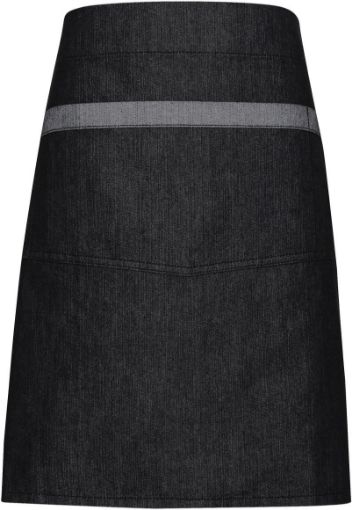 Afbeeldingen van Domain - Contrast denim heupschort