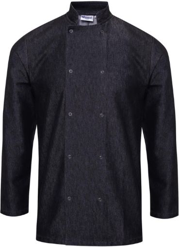 Afbeeldingen van Denim chef's jacket