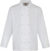 Image de Veste de cuisine manches longues à boutons pression