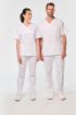 Afbeeldingen van Katoenen unisex tuniek met korte mouwen