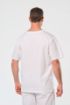 Afbeeldingen van Katoenen unisex tuniek met korte mouwen