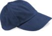 Image de Casquette homme profil bas en coton brossé - 6 panneaux