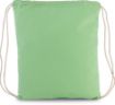 Image de Petit sac à dos en coton bio avec cordelettes