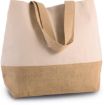 Picture of Canvas & jute hold-all shopper bag