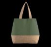 Image de Sac shopping en toiles de coton et jute