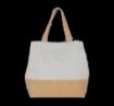 Image de Sac shopping en toiles de coton et jute