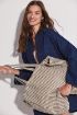 Picture of Juco striped shopper bag