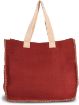 Picture of Jute bag with contrast stitching