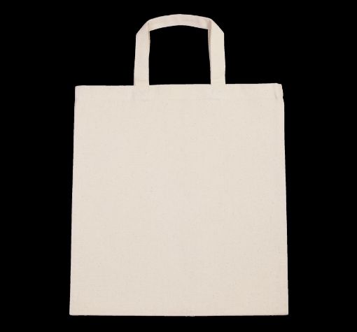 Afbeeldingen van Shopper van canvaskatoen