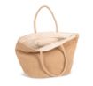 Picture of Woven jute shopping bag with knit canvas effect