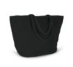 Picture of Woven jute shopping bag with knit canvas effect