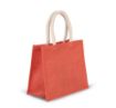 Afbeeldingen van Shopper van jutecanvas - middelgroot model