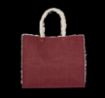 Image de Sac style cabas en toile de jute - modèle moyen