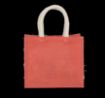 Image de Sac style cabas en toile de jute - modèle moyen