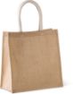 Afbeeldingen van Shopper van jutecanvas - groot model