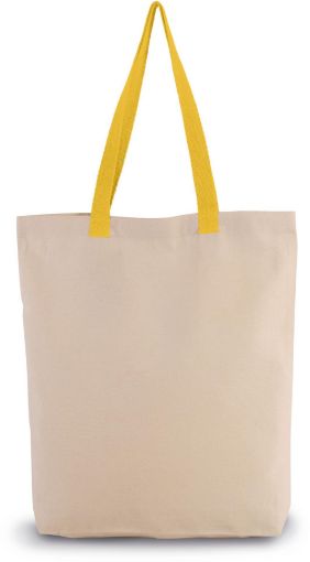 Picture of Shopper bag with gusset and contrast colour handle