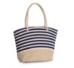 Bild von Jute-Shoppingtasche im marinen Stil