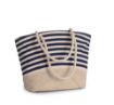 Bild von Jute-Shoppingtasche im marinen Stil