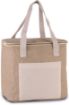 Image de Sac isotherme en jute - modèle moyen