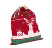 Afbeeldingen van Tas met koord en kerstmotieven