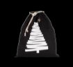 Image de Sac coton à cordon motif sapin
